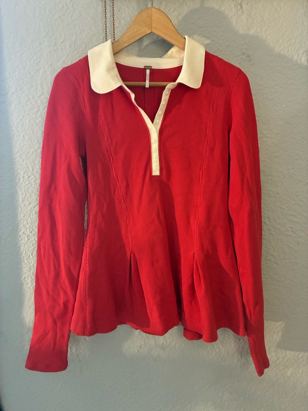 Free People Polo Peplum